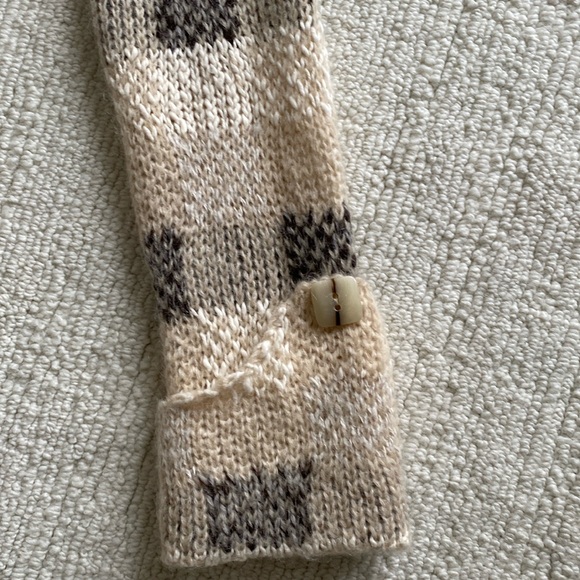 Sweater coat.  Xs. By far away from close from Anthropologie’s.  Tan plaid. - Picture 2 of 7